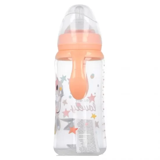 Biberon anticolici cu debit variabil si maner 360 ml Minnie Disney Biberon anticolici cu debit variabil si maner 360 ml Minnie Disney