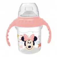 Cana cu capac, manere si cioc din silicon 250 ml Minnie Disney