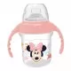 Cana cu capac, manere si cioc din silicon 250 ml Minnie Disney Cana cu capac, manere si cioc din silicon 250 ml Minnie Disney