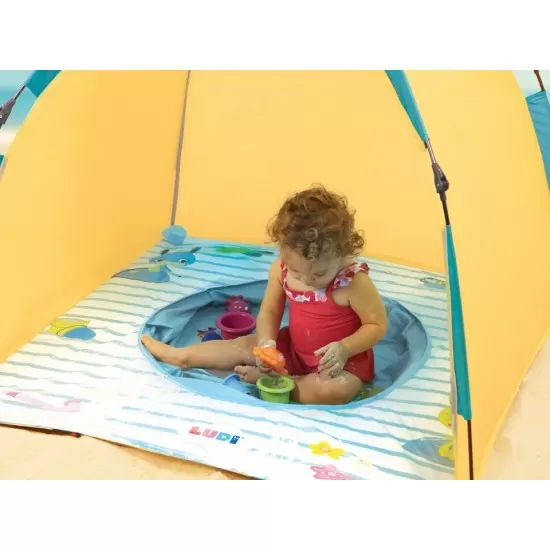 Cort de plaja cu minipiscina UV50 Ludi Cort de plaja cu minipiscina UV50 Ludi