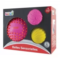 Set 3 mingi senzoriale Roz Ludi