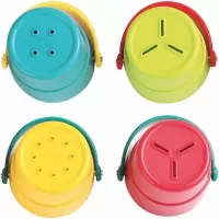 Set 4 cupe pentru baie Ludi
