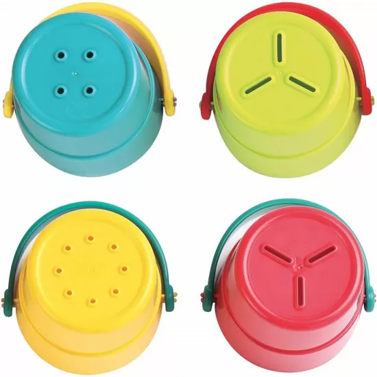 Set 4 cupe pentru baie Ludi Set 4 cupe pentru baie Ludi