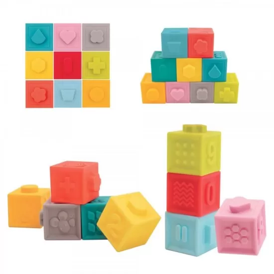 Set 9 cuburi Ludi Set 9 cuburi Ludi
