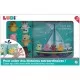 Set de baie carte si marionete pentru degete Ludi Set de baie carte si marionete pentru degete Ludi