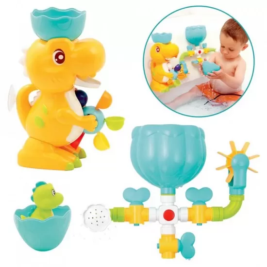 Set jucarii de baie Dinozaur Ludi Set jucarii de baie Dinozaur Ludi