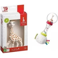 Pachet Girafa Sophie si zornaitoare Maracas
