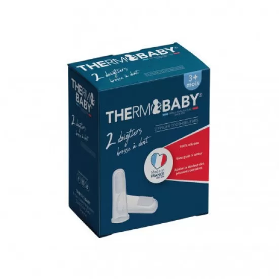 Set 2 periute dinti tip degetar Thermobaby Set 2 periute dinti tip degetar Thermobaby