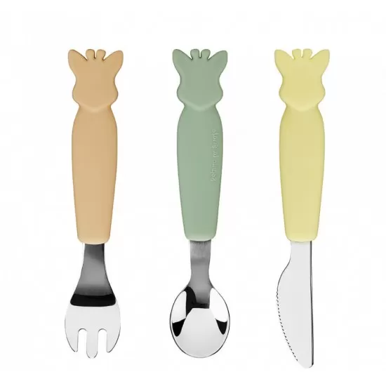 Set 3 tacamuri maner silicon Girafa Sophie Vulli