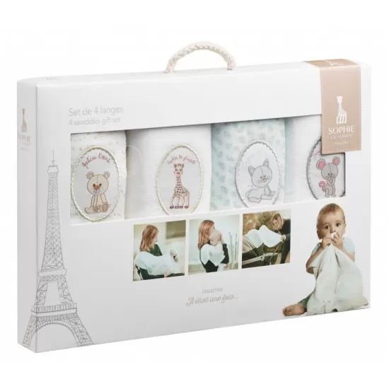 Set 4 scutece din bumbac 70*70 cm Vulli Set 4 scutece din bumbac 70*70 cm Vulli