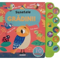 Carte cu 10 sunete - Sunetele gradinii