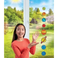 Set creativ Arta pe geam - Sistemul meu solar