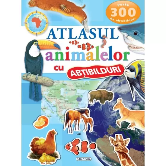 Atlasul animalelor cu abtibilduri Atlasul animalelor cu abtibilduri