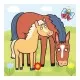 Baby puzzle - Animalute jucause (3-5 piese) Baby puzzle - Animalute jucause (3-5 piese)