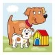 Baby puzzle - Animalute jucause (3-5 piese) Baby puzzle - Animalute jucause (3-5 piese)