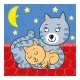 Baby puzzle - Animalute jucause (3-5 piese) Baby puzzle - Animalute jucause (3-5 piese)
