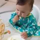 Baveta cu maneci lungi - Zebre vesele Baveta cu maneci lungi - Zebre vesele