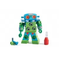 Set constructie STEM Bormasina Magica - Robotel verde