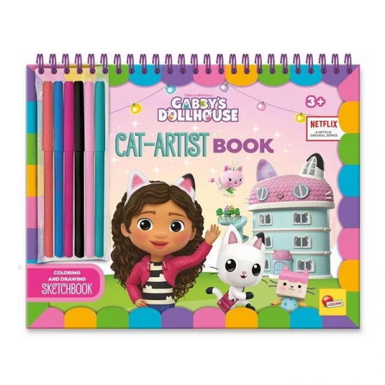 Carte cu activitati Gabby's Dollhouse - Gab-Tastic Carte cu activitati Gabby's Dollhouse - Gab-Tastic