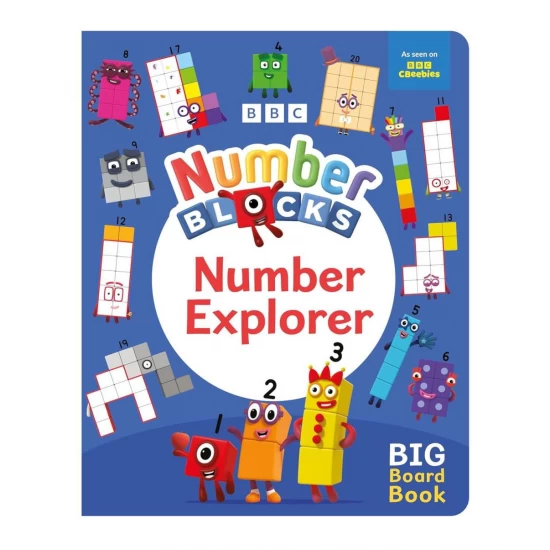 Carte cu activitati Numberblocks - Exploram numerele