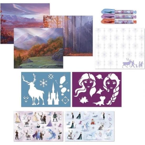 Carte de activitati & pixuri - Frozen Carte de activitati & pixuri - Frozen