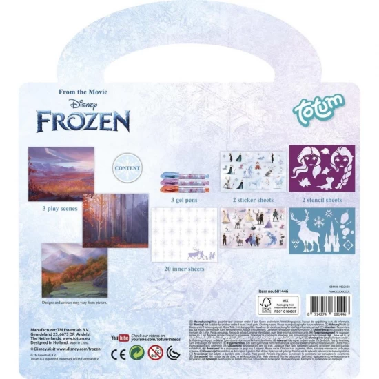 Carte de activitati & pixuri - Frozen Carte de activitati & pixuri - Frozen