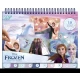 Carte de colorat si abtibilduri cu numere Frozen
