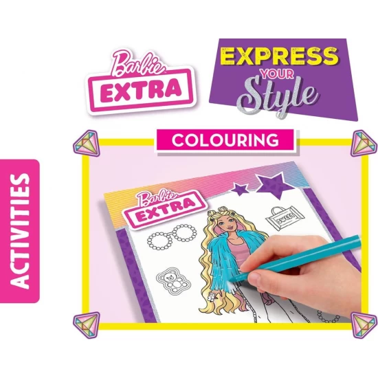 Carte de colorat cu activitati Barbie - Stilul tau Carte de colorat cu activitati Barbie - Stilul tau