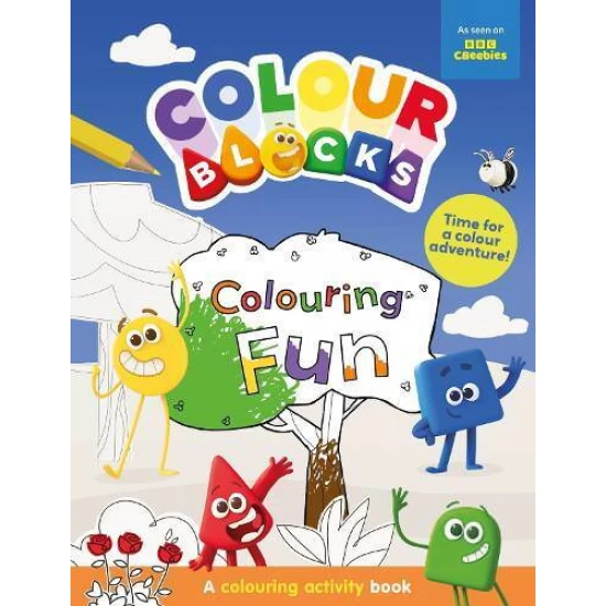 Carte de colorat cu activitati Colourblocks - Culori distractive Carte de colorat cu activitati Colourblocks - Culori distractive