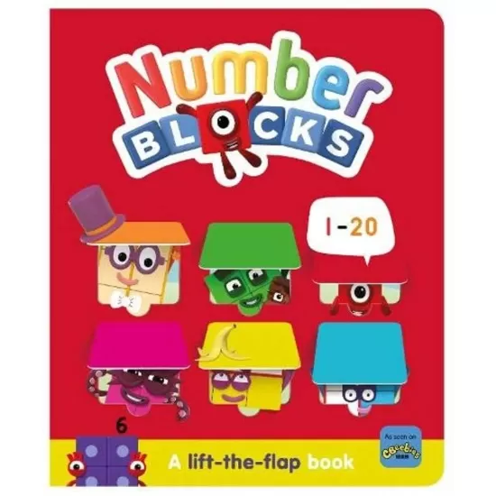 Carticica Deschide ferestrele - Numberblocks 1-20 Carticica Deschide ferestrele - Numberblocks 1-20