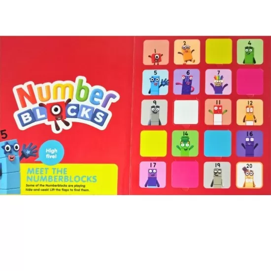 Carticica Deschide ferestrele - Numberblocks 1-20 Carticica Deschide ferestrele - Numberblocks 1-20
