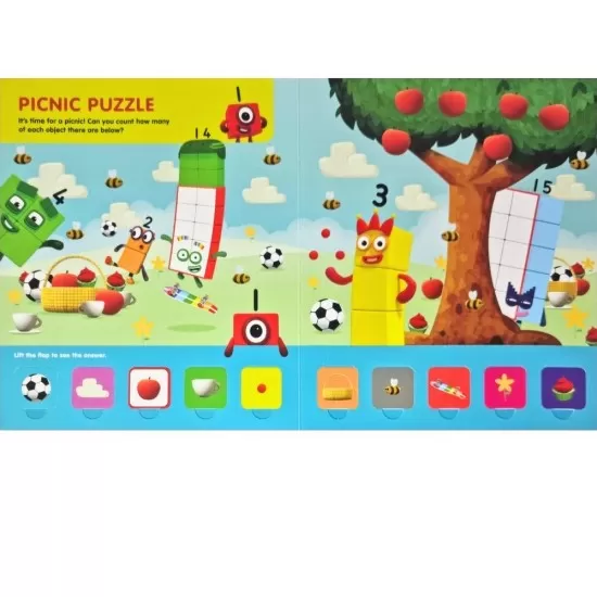 Carticica Deschide ferestrele - Numberblocks 1-20 Carticica Deschide ferestrele - Numberblocks 1-20