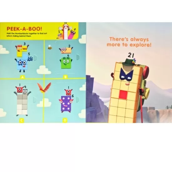 Carticica Deschide ferestrele - Numberblocks 1-20 Carticica Deschide ferestrele - Numberblocks 1-20