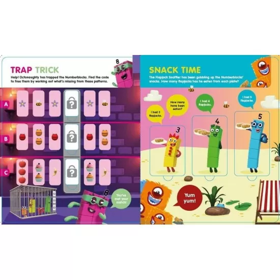 Carticica Deschide ferestrele - Numberblocks - Monstruleti Carticica Deschide ferestrele - Numberblocks - Monstruleti