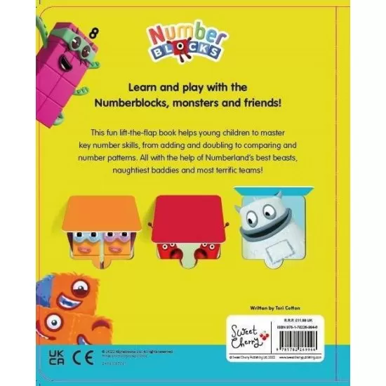 Carticica Deschide ferestrele - Numberblocks - Monstruleti Carticica Deschide ferestrele - Numberblocks - Monstruleti