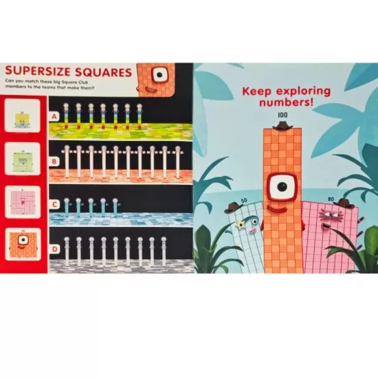 Carticica Deschide ferestrele - Numberblocks - Numere mari Carticica Deschide ferestrele - Numberblocks - Numere mari