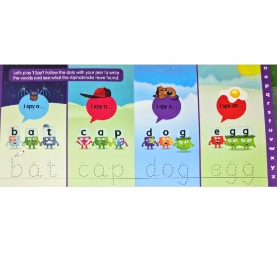 Carticica Scriu si sterg Alphablocks - Primele cuvinte Carticica Scriu si sterg Alphablocks - Primele cuvinte