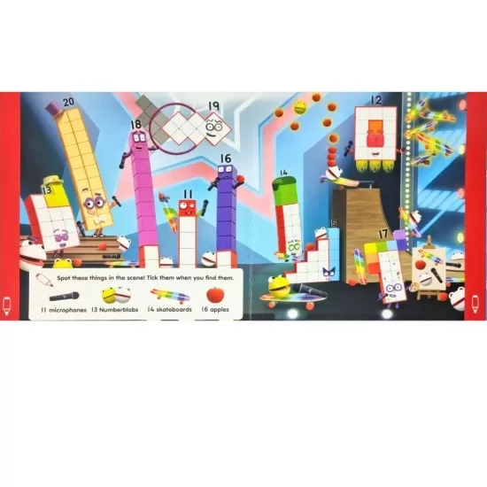 Carticica Scriu si sterg - Numberblocks 11-20 Carticica Scriu si sterg - Numberblocks 11-20