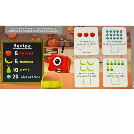 Carticica Scriu si sterg Numberblocks - Legaturi numerice Carticica Scriu si sterg Numberblocks - Legaturi numerice