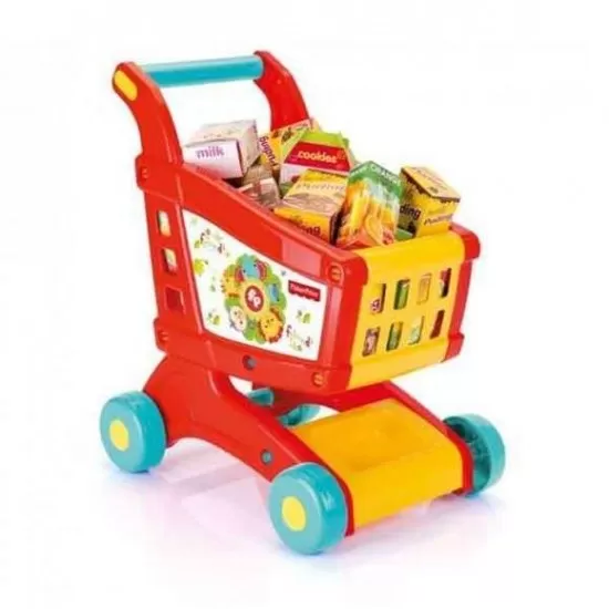 Carucior de cumparaturi cu accesorii - Fisher Price Carucior de cumparaturi cu accesorii - Fisher Price