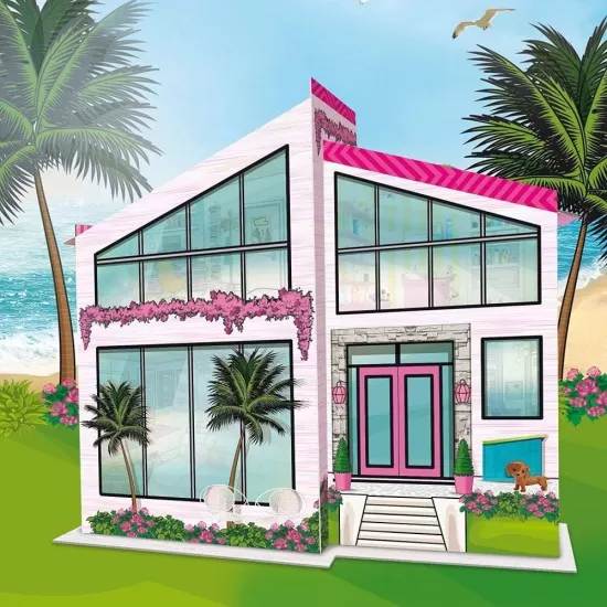 Casa din Malibu Barbie din carton Casa din Malibu Barbie din carton