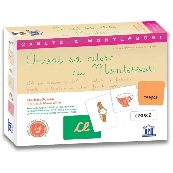 Casetele Montessori - Invat sa citesc cu Montessori Casetele Montessori - Invat sa citesc cu Montessori