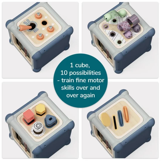Centru de activitati 10 in 1 - Cubul magic Centru de activitati 10 in 1 - Cubul magic