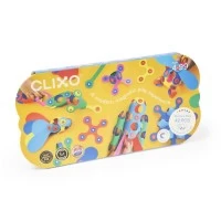Joc magnetic de construit Clixo - Curcubeu 42 piese