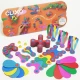 Joc magnetic de construit Clixo - Super Curcubeu 60 piese Joc magnetic de construit Clixo - Super Curcubeu 60 piese