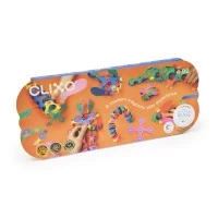 Joc magnetic de construit Clixo - Super Curcubeu 60 piese