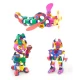 Joc magnetic de construit Clixo - Super Curcubeu 60 piese Joc magnetic de construit Clixo - Super Curcubeu 60 piese