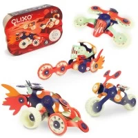 Joc magnetic de construit Clixo - Vehicule spatiale 30 piese