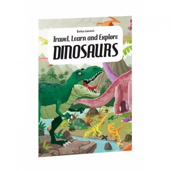 Carte cu puzzle Dinozauri - Cunoaste, invata si exploreaza Carte cu puzzle Dinozauri - Cunoaste, invata si exploreaza