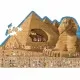 Puzzle cu carte Egiptul Antic 200 piese Puzzle cu carte Egiptul Antic 200 piese